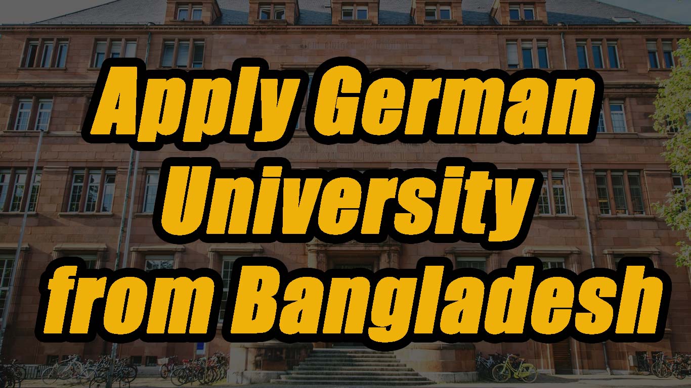 Apply German University from Bangladesh