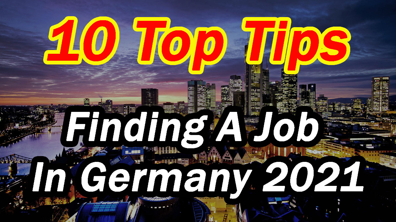 tips to find a job in Germany
